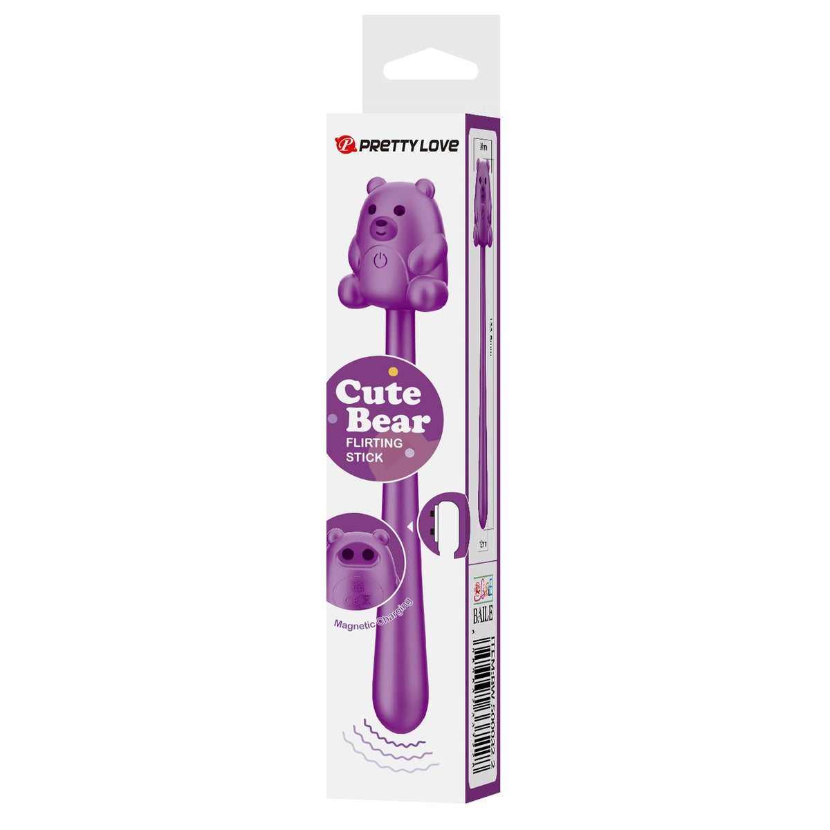 9-Stymulator łechtaczki Pretty Love Cute Bear silikonowy 7 wibracji USB-9