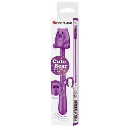 9-Stymulator łechtaczki Pretty Love Cute Bear silikonowy 7 wibracji USB-9