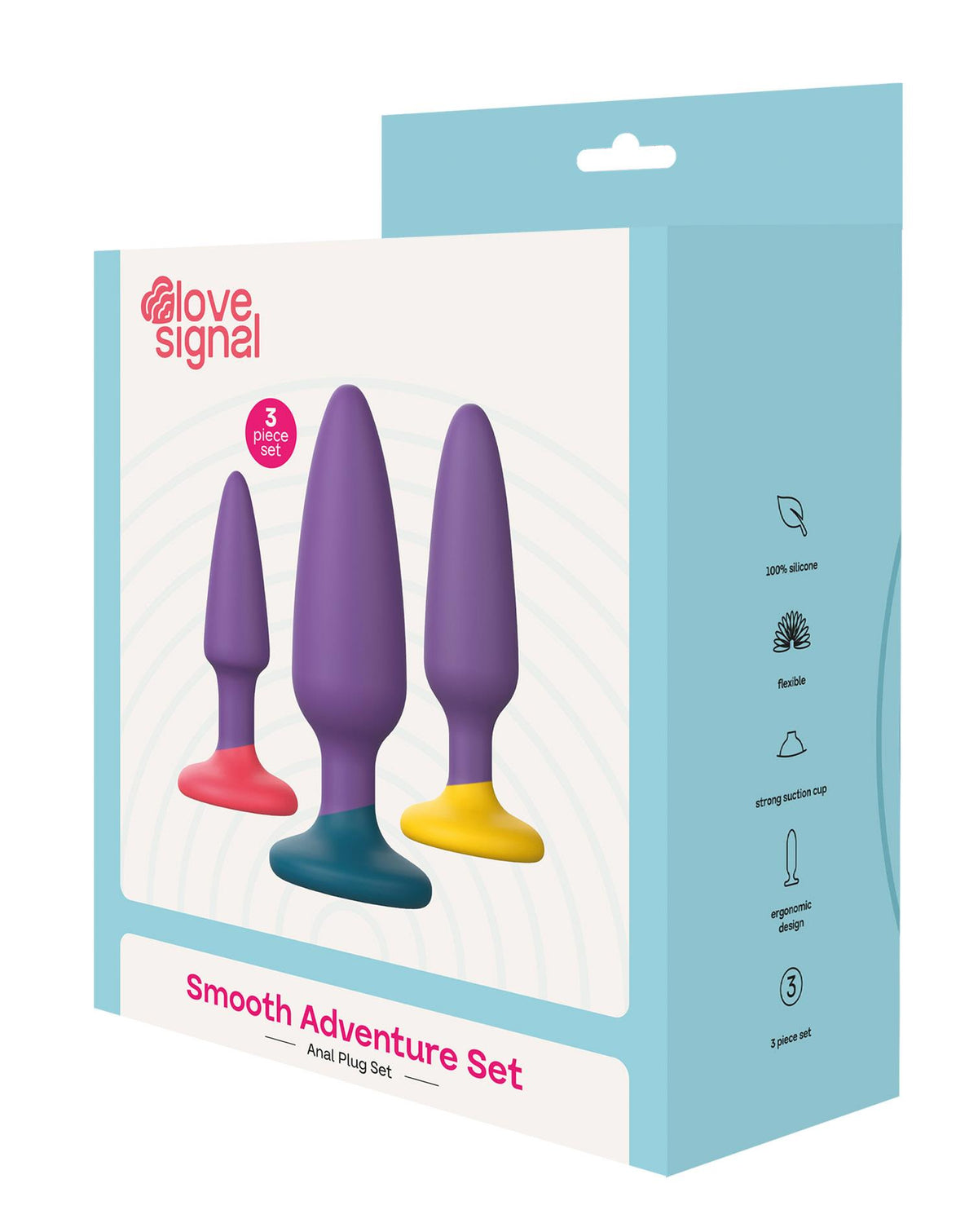 9-Zestaw silikonowych korków analnych treningowych Dream Toys-9