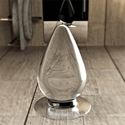 9-Flawless Clear Anal Plug 4.5''-9