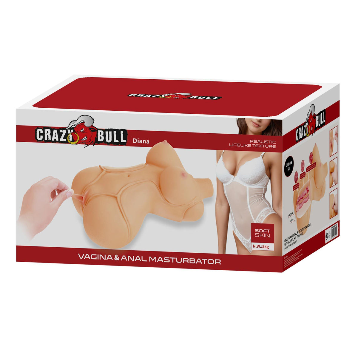 9-Masturbator waginalny i analny Crazy Bull Diana 37cm-9