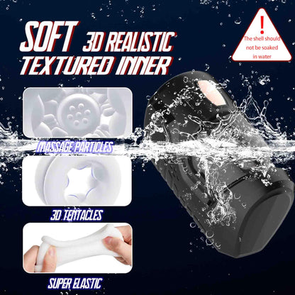 15-Automatyczny masturbator Space Capsule z wibracją B Series Cute USB-15