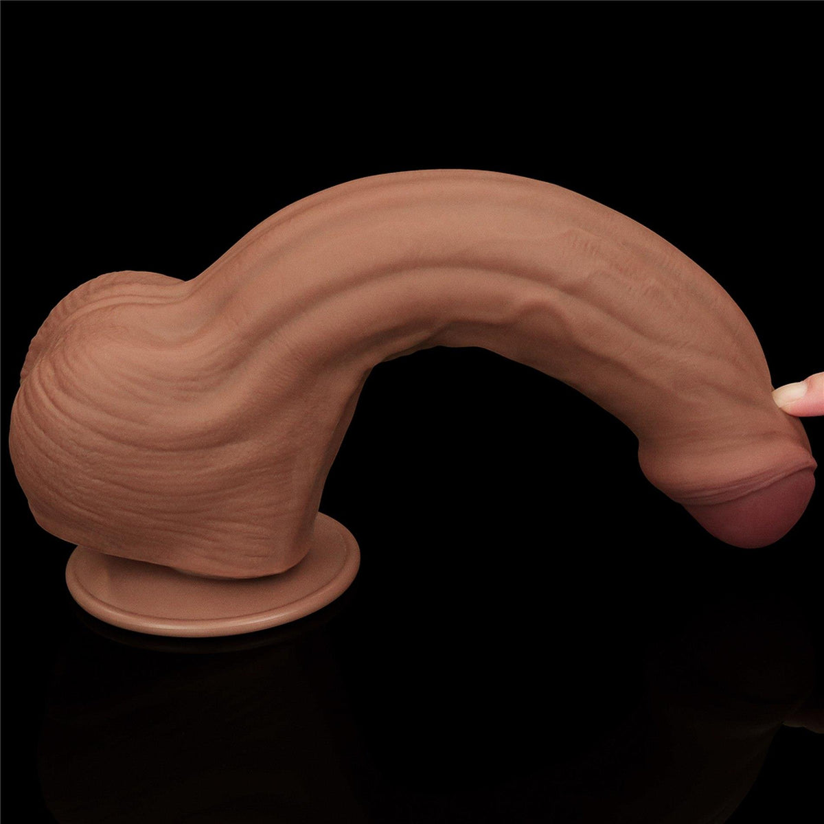 9-11.5'' King Sized Sliding Skin Dual Layer Dong Brown-9
