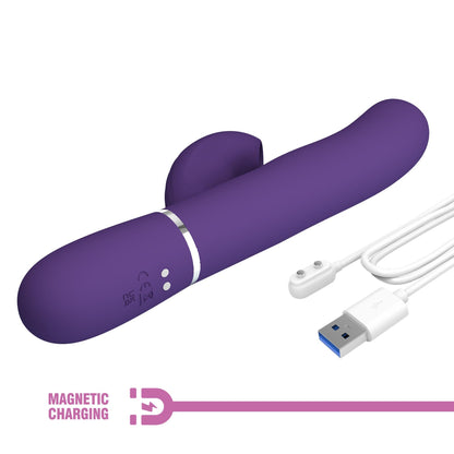 9-Wibrator króliczek Pretty Love silikonowy 14 funkcji USB-9