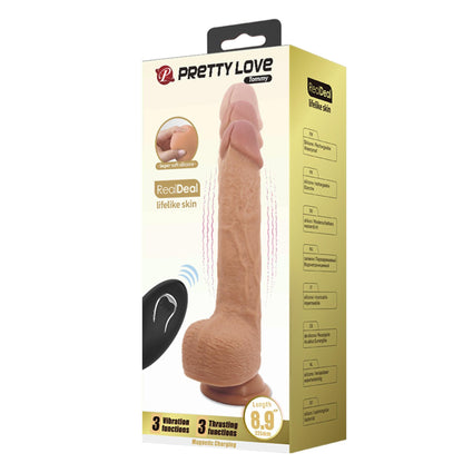 10-Pretty Love Tommy 23 cm Jasnobrązowy z Pilotem-10
