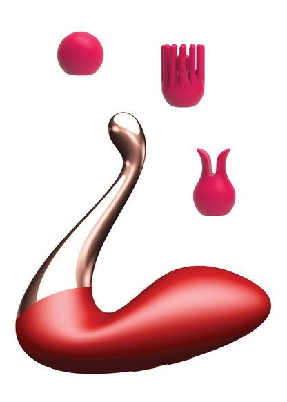 9-Stymulator łabędziowy silikonowy B Series Magic USB z app-9