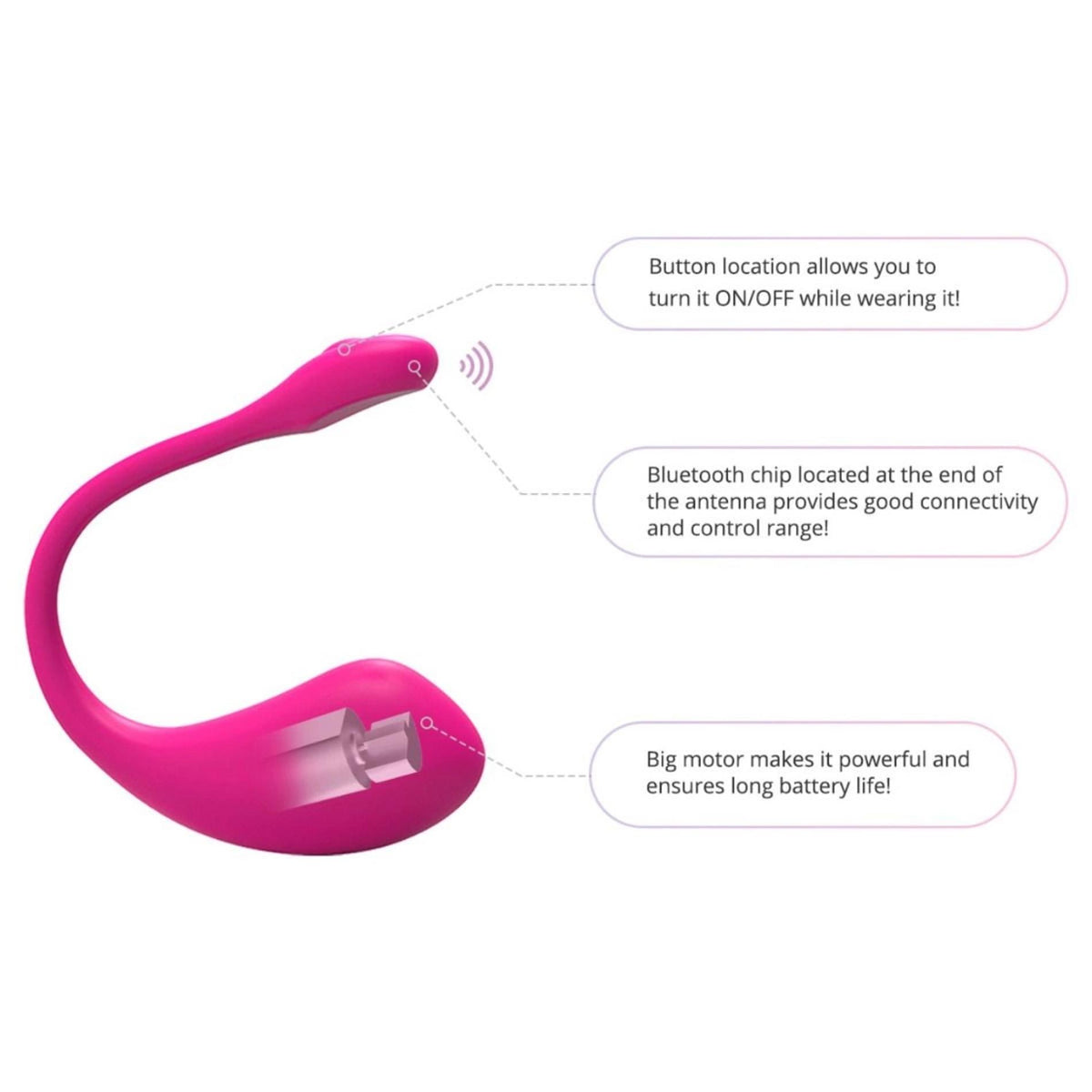 9-Wibrator Lovense Lush 2 sterowany aplikacją Bluetooth USB-9