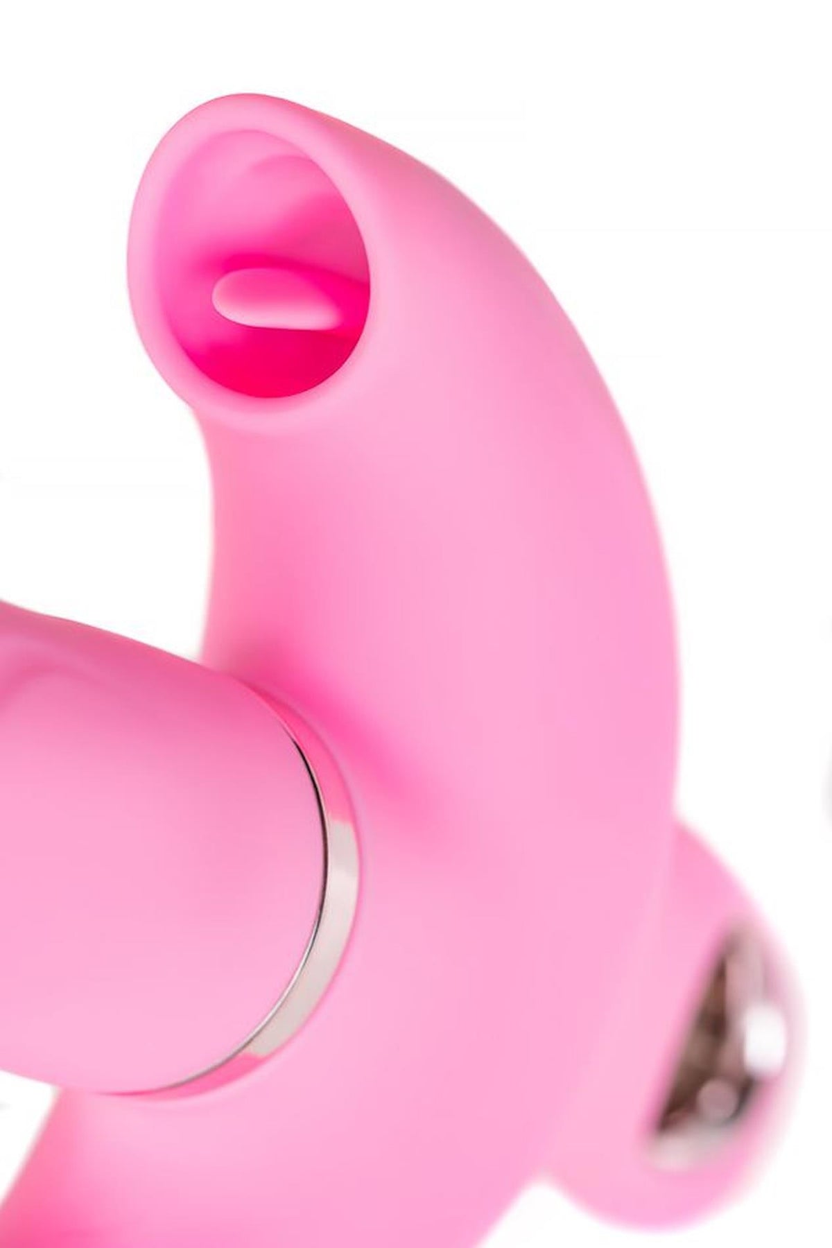 12-Wibrator króliczek obrotowy JOS Twistme różowy silikonowy USB 19.5 cm-12