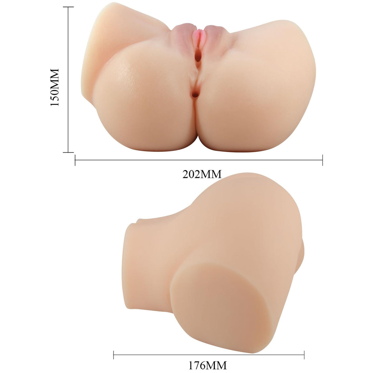 10-CRAZY BULL - Emilia, Vibration Double holes  TPR ABS-10