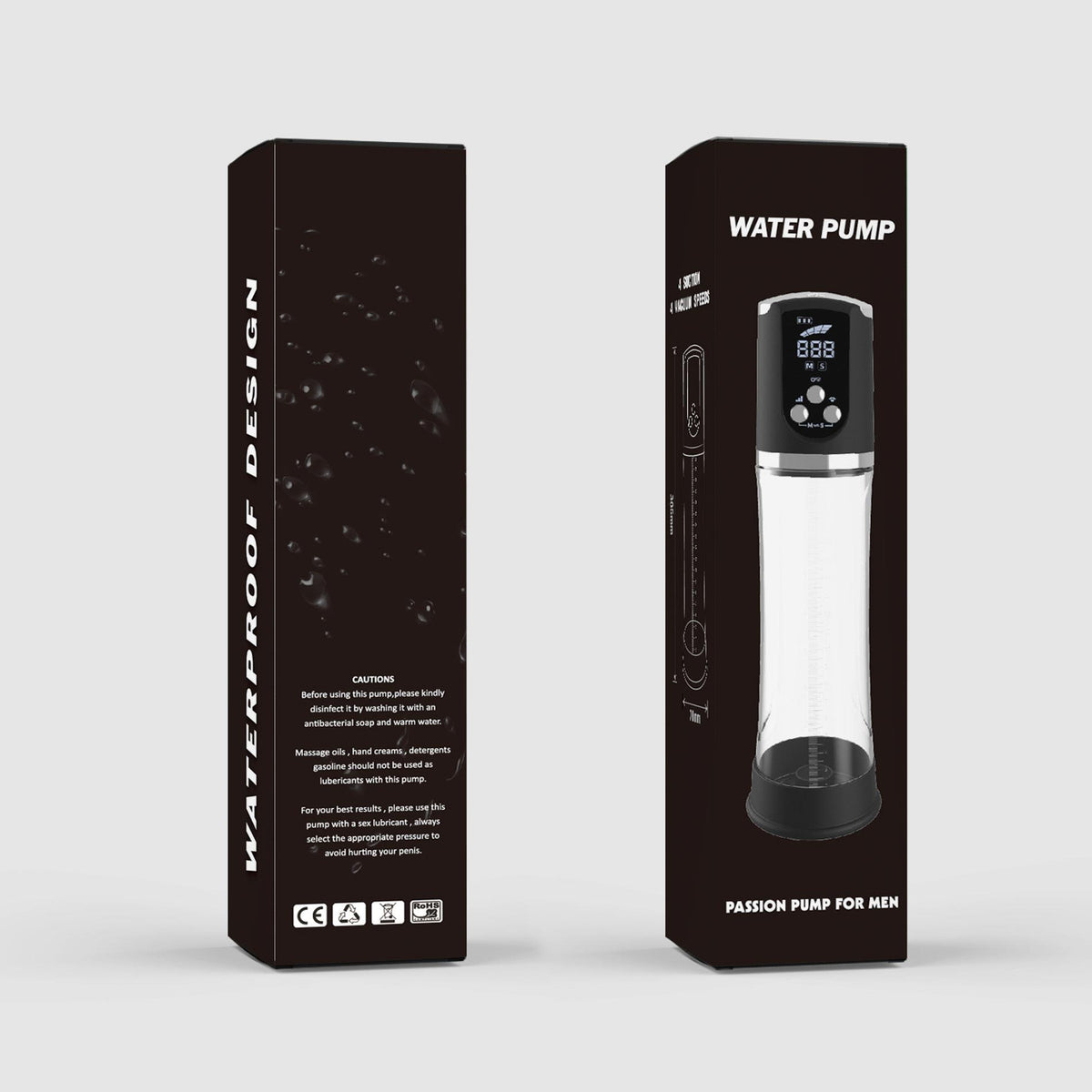 12-Elektryczna pompka wodna PASSION PUMP wodoodporna LCD-12