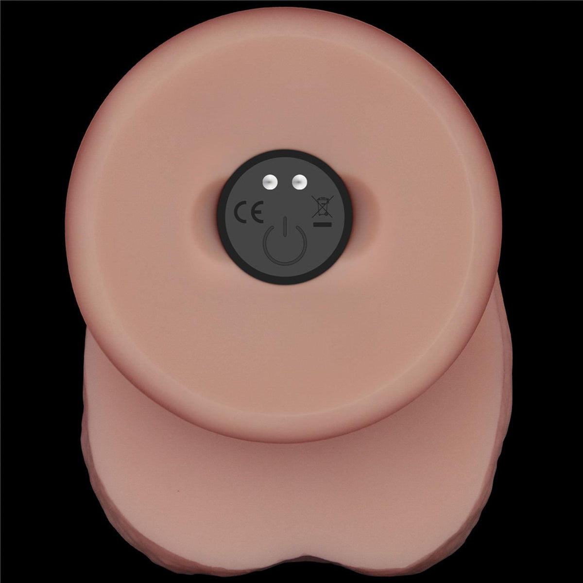 10-10" Vibrating Sliding Skin Pro II Dual Layer Silicone Dong-10