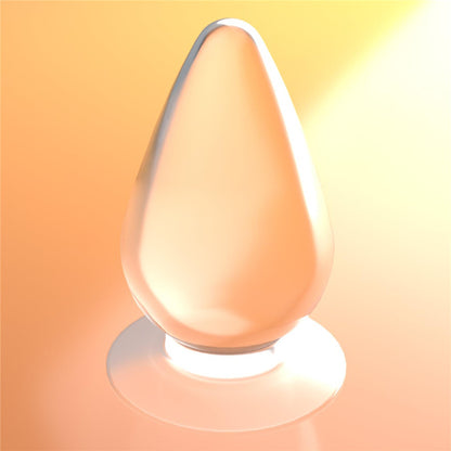10-Flawless Clear Anal Plug 4.5''-10
