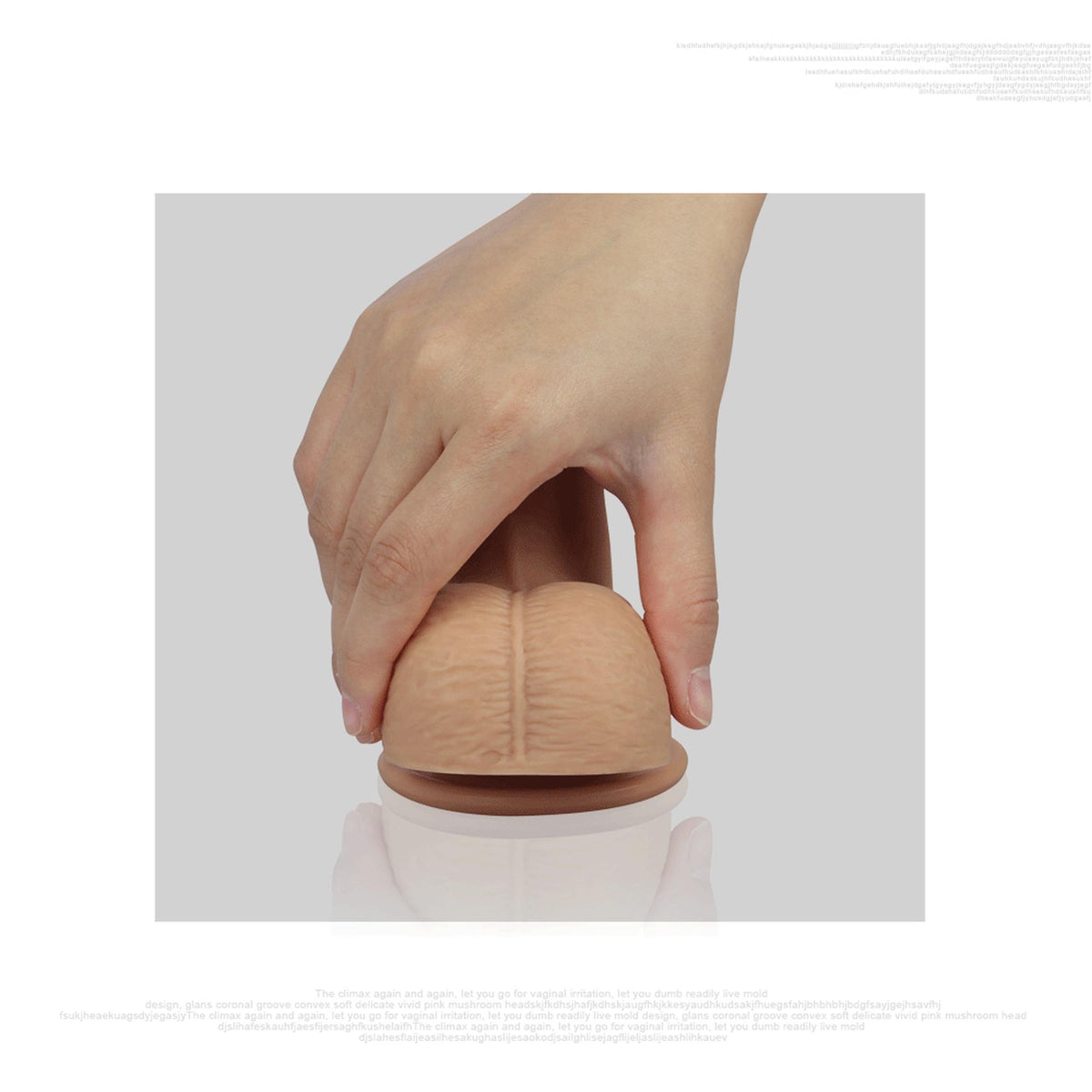 11-8'' Dual layered Platinum Silicone Cock-11