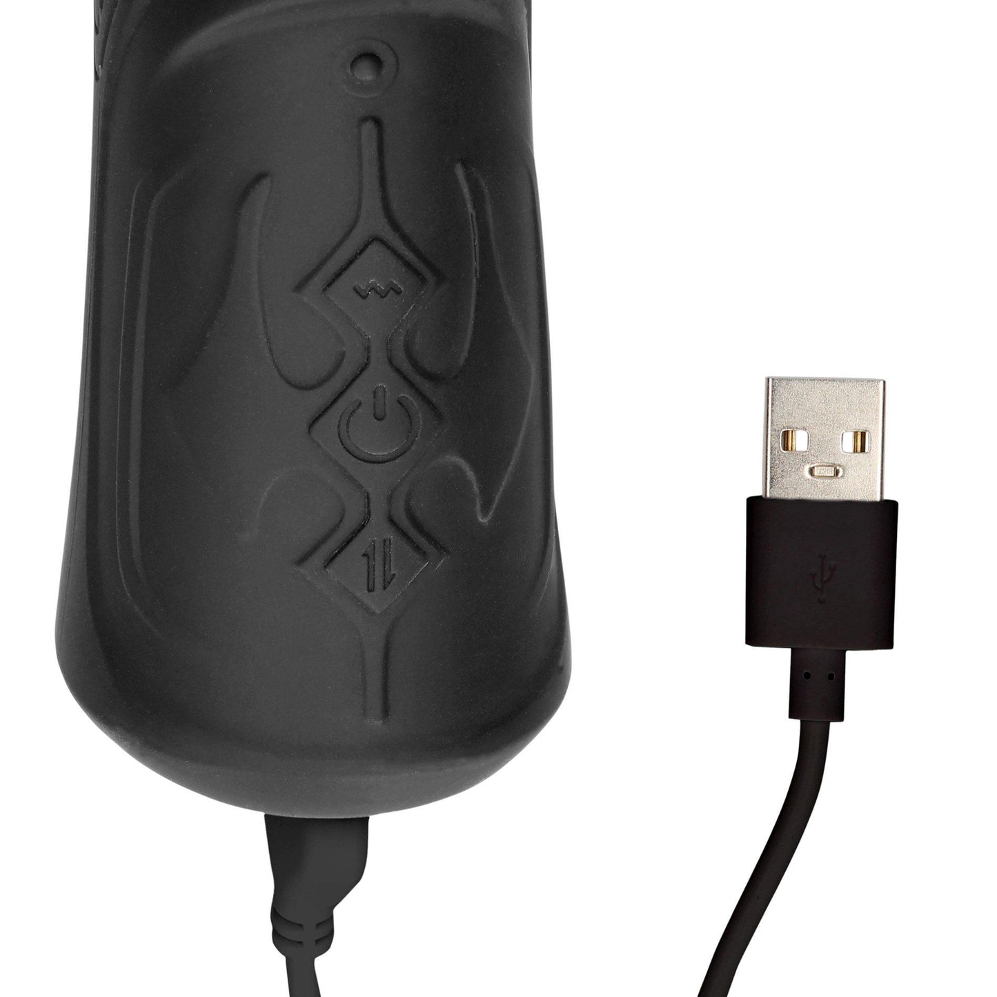 15-Hand Held Vibrating and Thrusting Sex Machine - Black-15