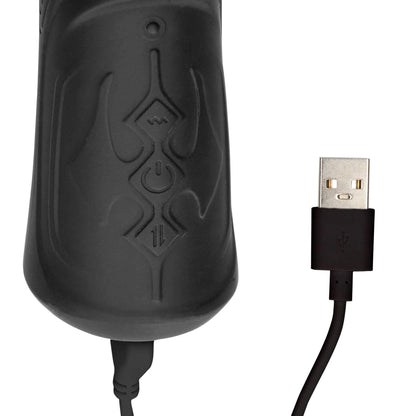 15-Hand Held Vibrating and Thrusting Sex Machine - Black-15