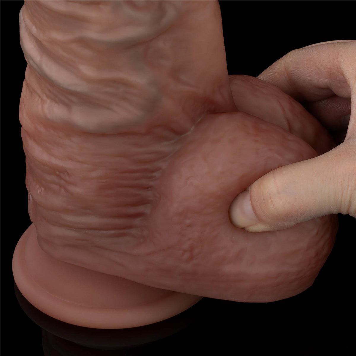 14-10.5'' Dual Layered Silicone Cock XXL-14