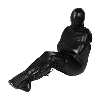 10-Body bag BDSM z nylonowymi paskami Ouch! czarny-10