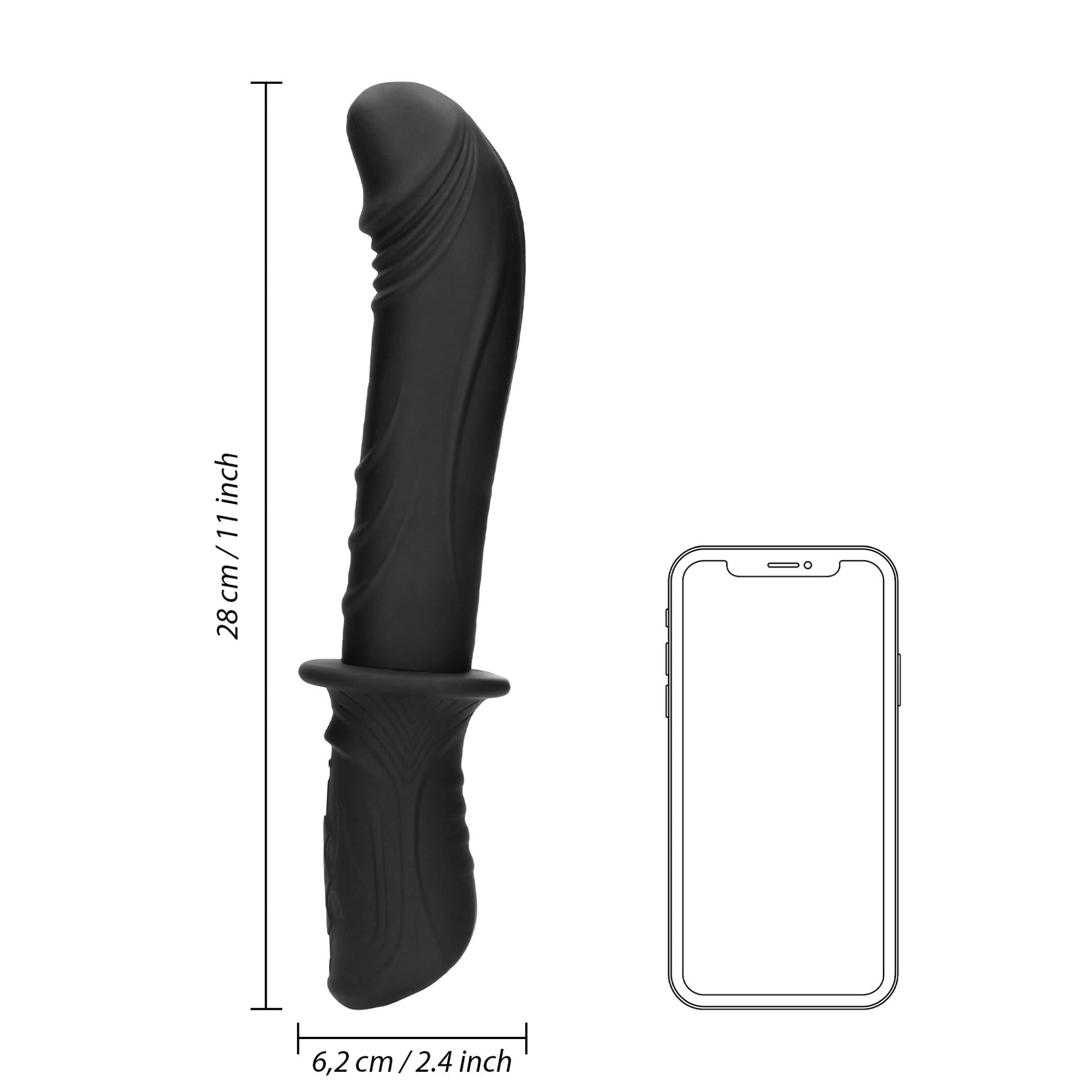 11-Hand Held Vibrating Sex Machine - Black-11