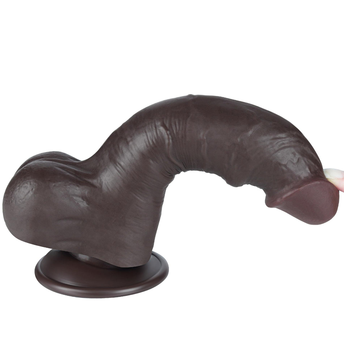 11-8'' Sliding Skin Dual Layer Dong Black-11