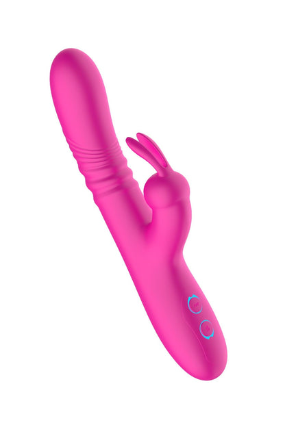 13-Wibrator króliczek B Series Cute silikonowy różowy USB wodoodporny-13