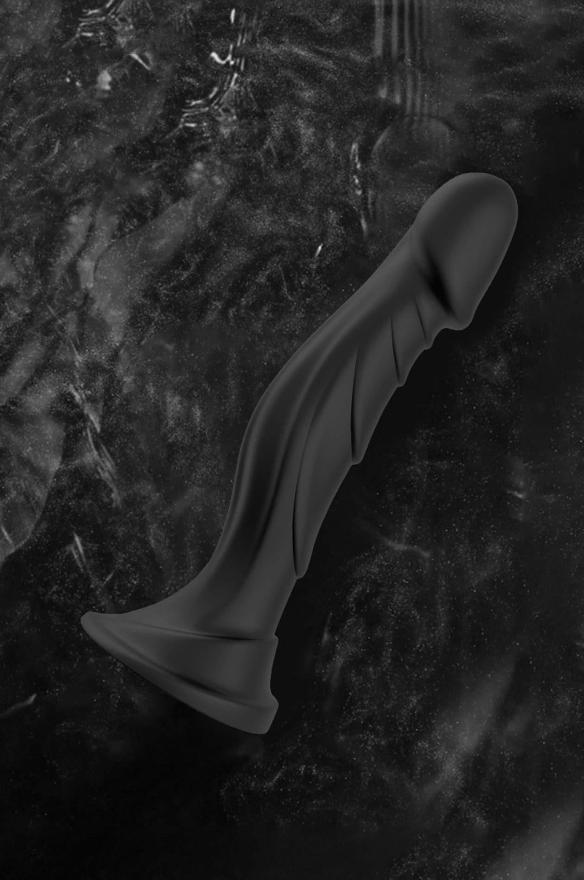 11-Dildo realistyczne Optimus Black silikonowe z pilotem 18 5 cm-11