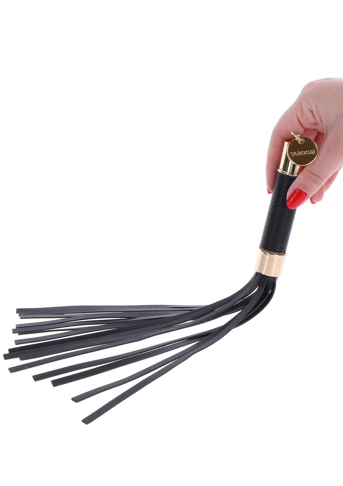 13-Czarny flogger Statement Taboom 33 cm-13