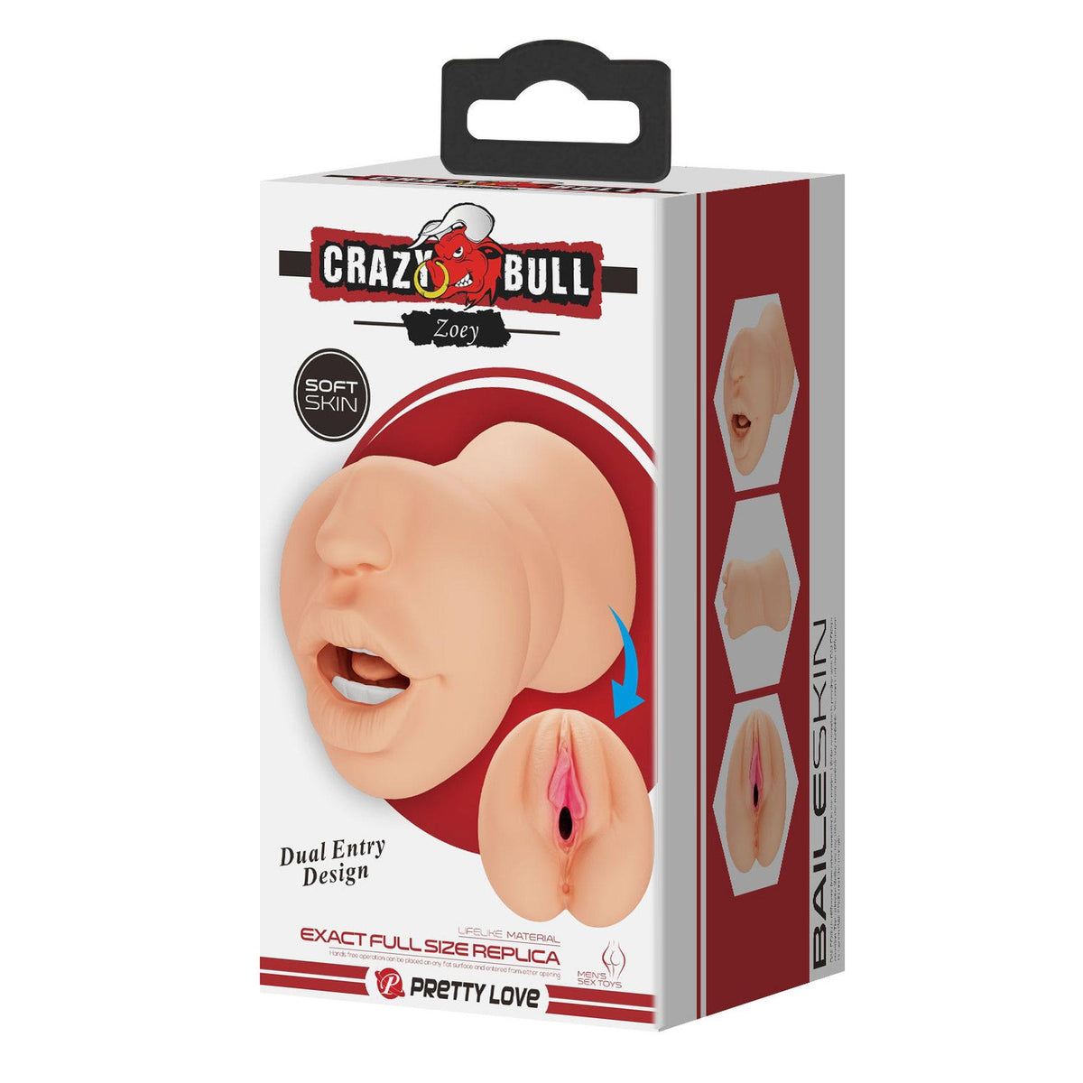 12-Masturbator realistyczny waginalny Crazy Bull Zoey TPR-12