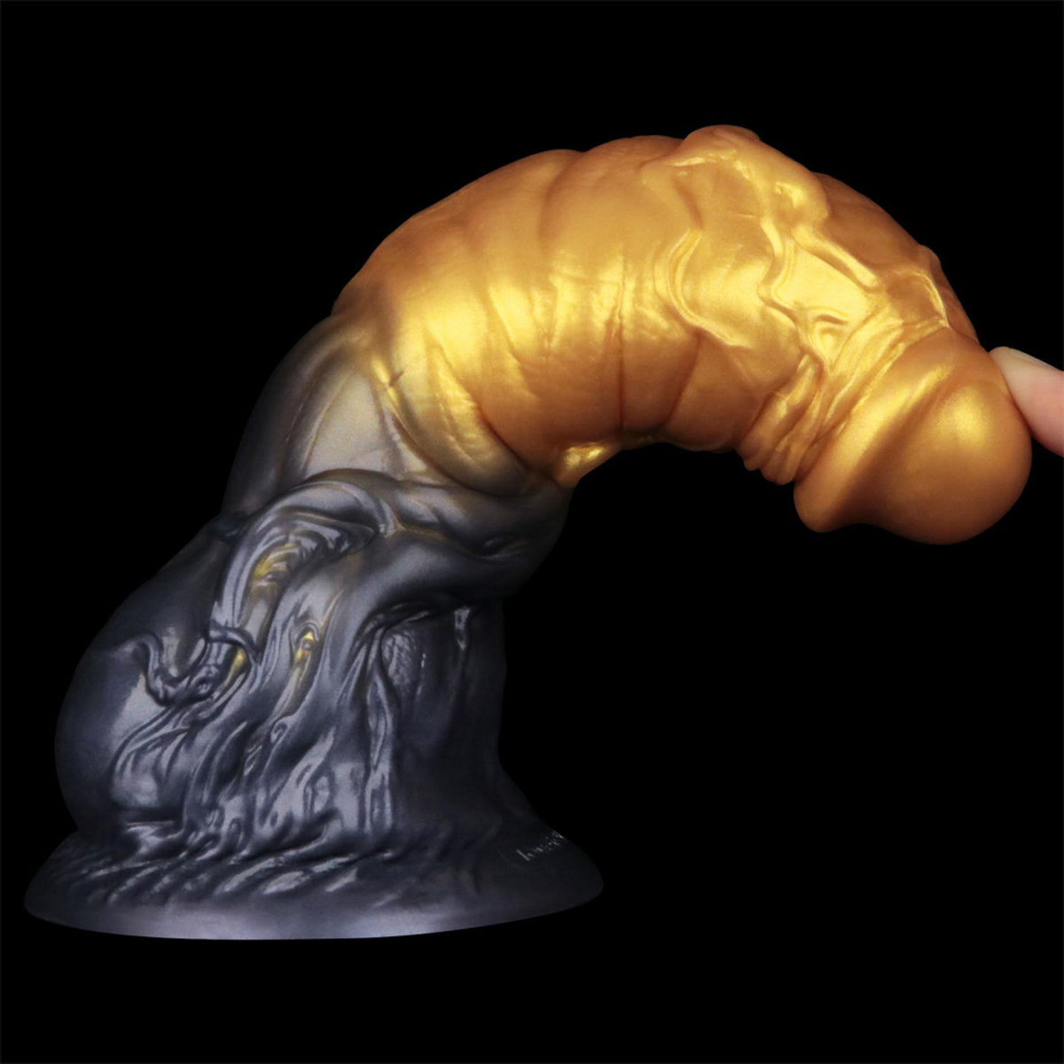 12-7.5'' Dual Density Silicone Inflatable Dildo-12