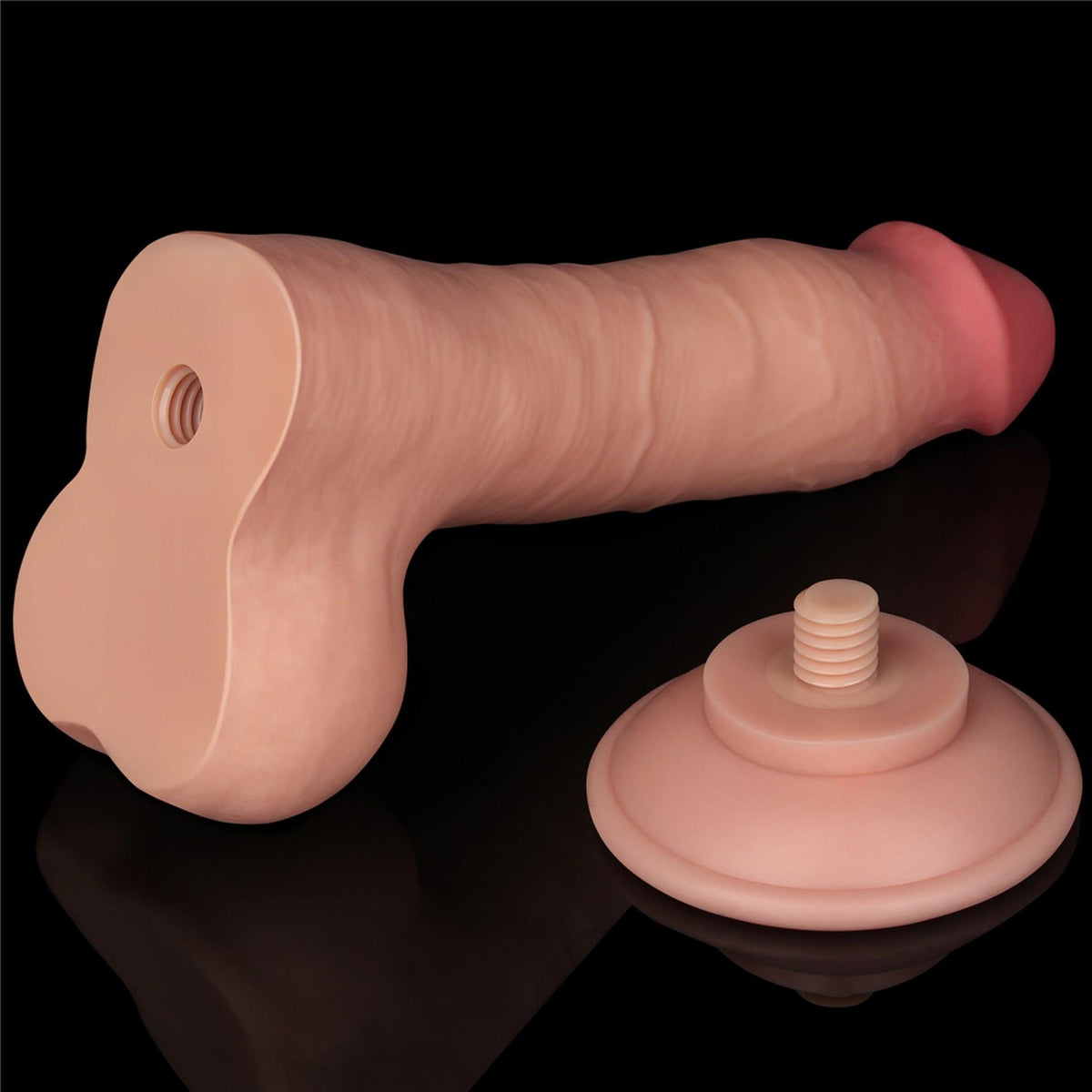 13-8'' Sliding Skin Dual Layer Dong Flesh-13