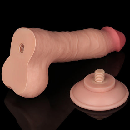 13-8'' Sliding Skin Dual Layer Dong Flesh-13