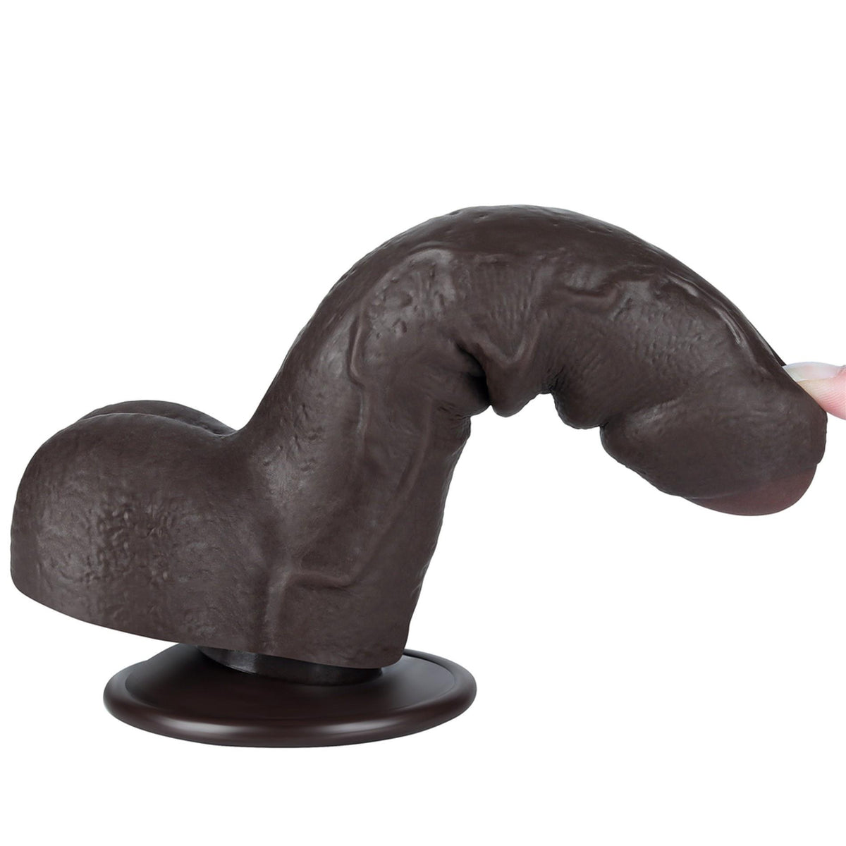 11-7'' Sliding Skin Dual Layer Dong Black-11