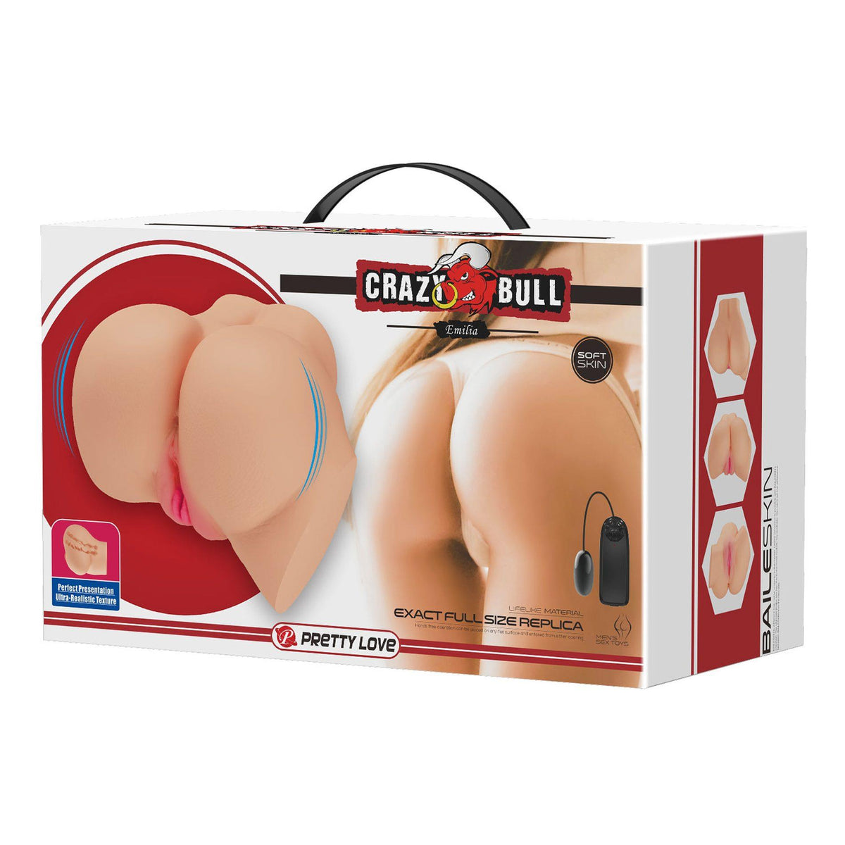 11-CRAZY BULL - Emilia, Vibration Double holes  TPR ABS-11