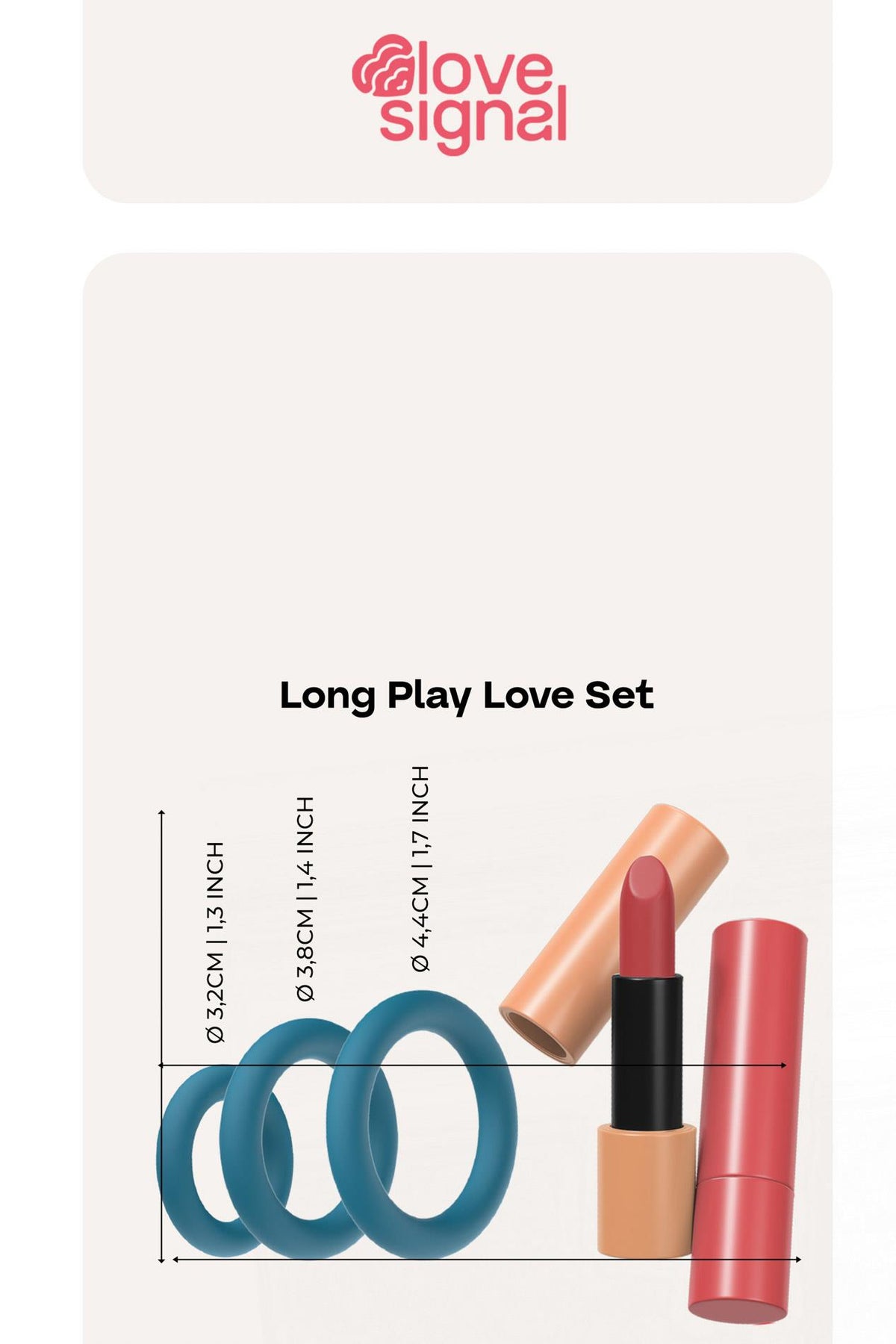 15-Zestaw pierścieni silikonowych Dream Toys Long Play Love Set-15