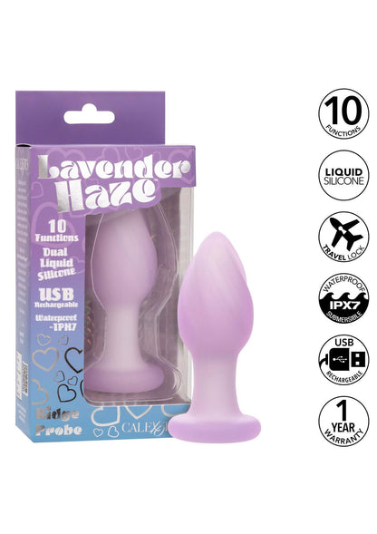 16-Plug analny wibrujący Calexotics Lavender Haze Ridge Probe fioletowy-16