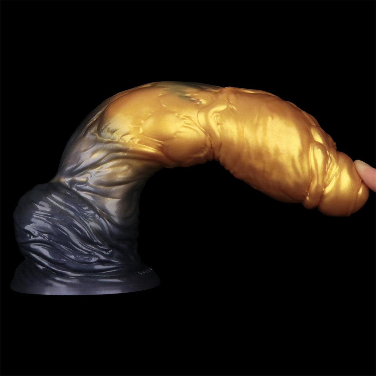 11-10'' Dual Density Silicone Inflatable Dildo-11