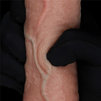 11-7.5'' Dual Layered Silicone Cock-11