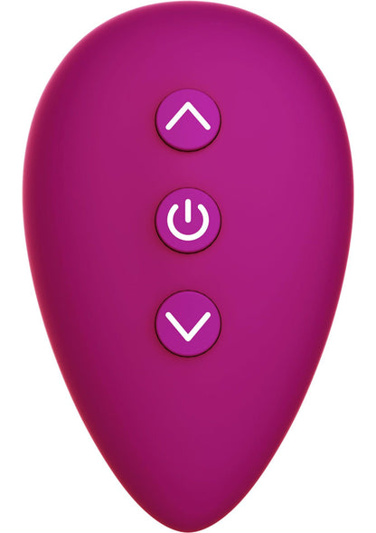 18-Pierścień wibrujący Put A Ring On It ToyJoy fuksja pilot USB-18