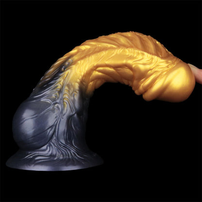 13-8'' Dual Density Silicone Inflatable Dildo-13