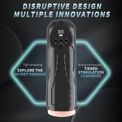 11-Masturbator LUXURY 04 z wibracjami i ssaniem USB 27 cm-11