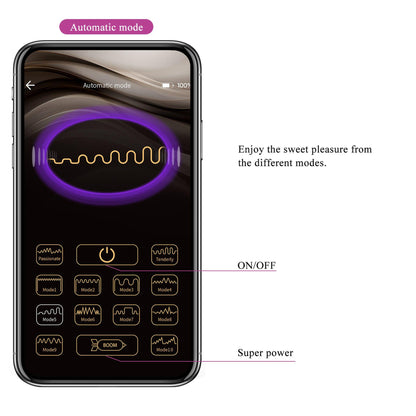 13-PRETTY LOVE - HECTOR, 12 vibration functions 5 electric shock functions Mobile APP remote control-13