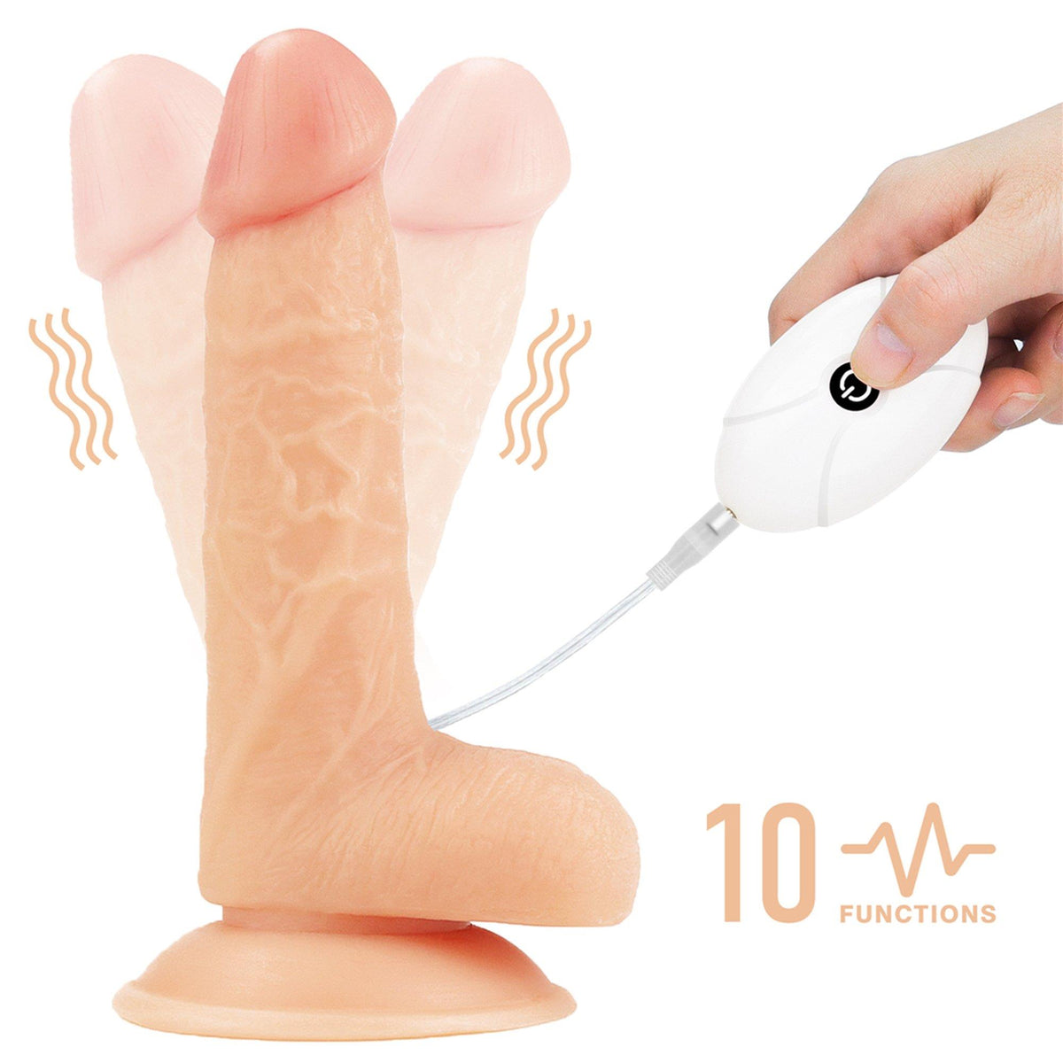 12-Vibrating Easy Strapon Set 7.0''-12