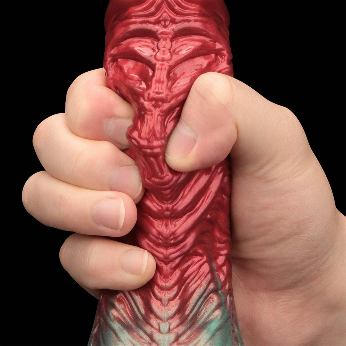 12-8'' Dual Density Silicone Inflatable Dildo-12