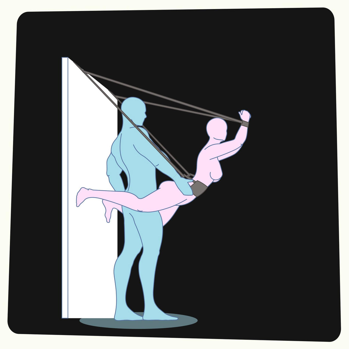 12-Huśtawka erotyczna na drzwi Crushious Deluxe-12