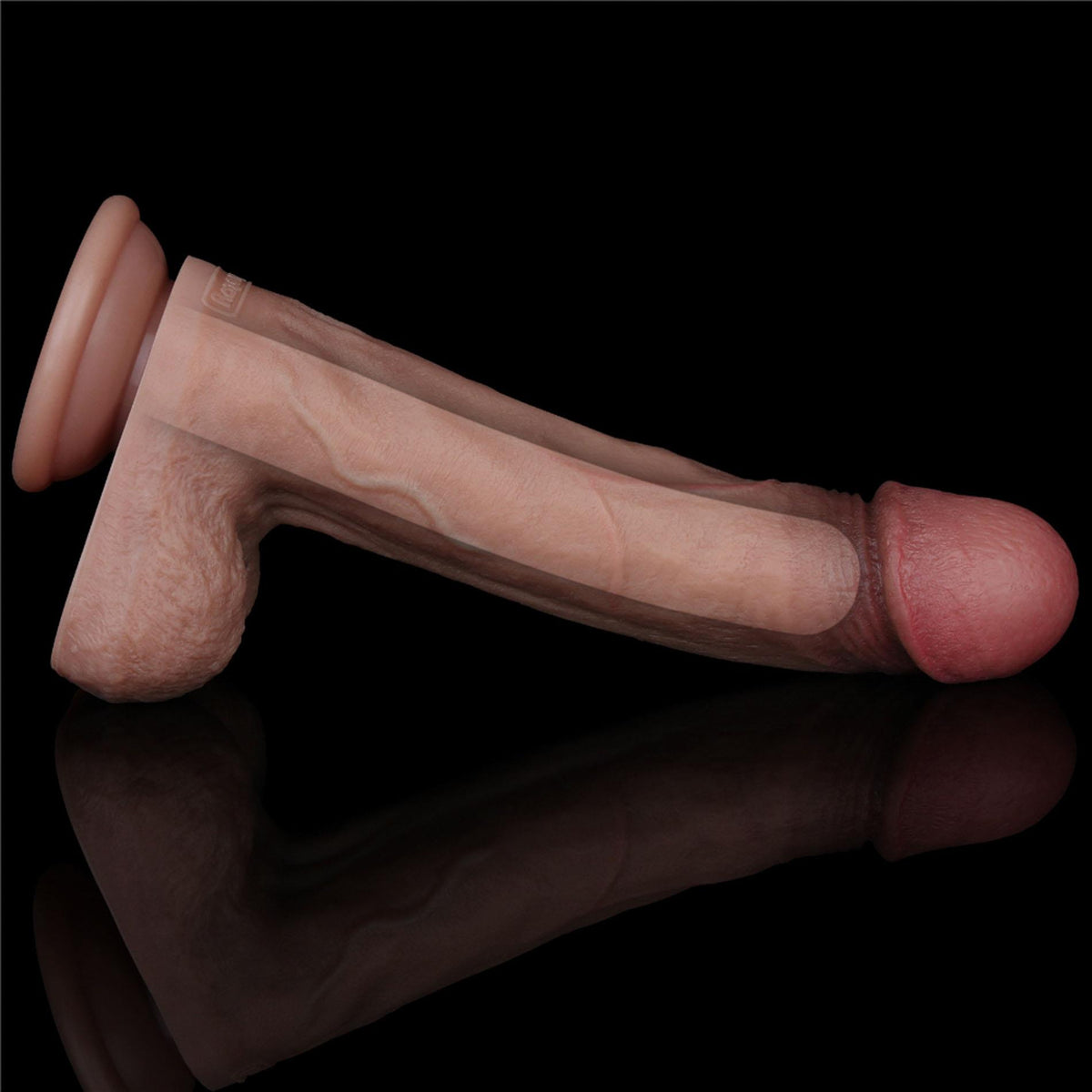 12-9'' Dual Layered Silicone Cock-12