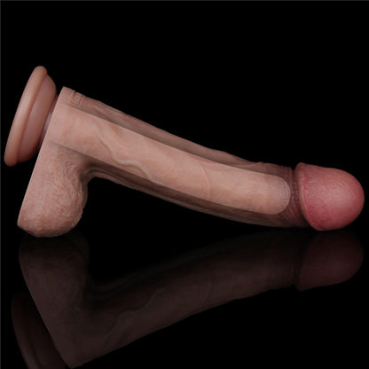 12-9'' Dual Layered Silicone Cock-12