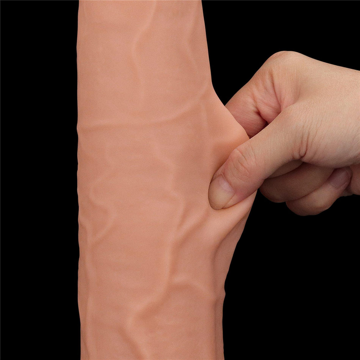 12-13.5'' King Sized Sliding Skin Dual Layer Dong-12