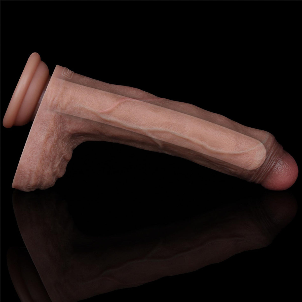 12-8.5'' Dual Layered Silicone Cock-12