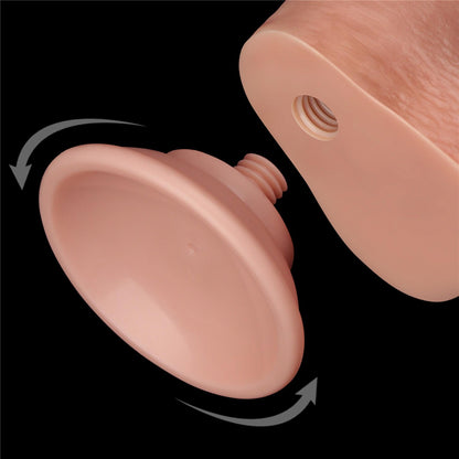 12-9'' Sliding Skin Dual Layer Dong Flesh-12