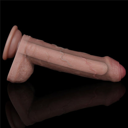 12-8'' Dual Layered Silicone Cock-12