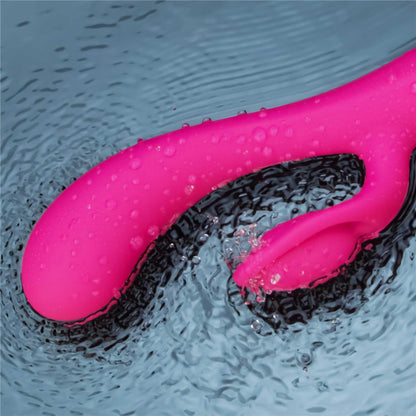 12-Wibrator króliczek silikonowy Lovetoy LAllure Swirl USB 20 cm-12